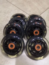 Rueda de patín de velocidad, 84mm, 90 MM, material PU, 84 A, envío gratis