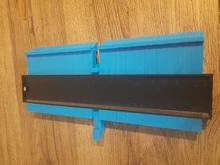 Calibrador de contornos irregulares de azulejos, regla de arco de plástico para medición de curvaturas y laminado de azulejos, plantilla manual de perfil de contorno de 12/14/25cm