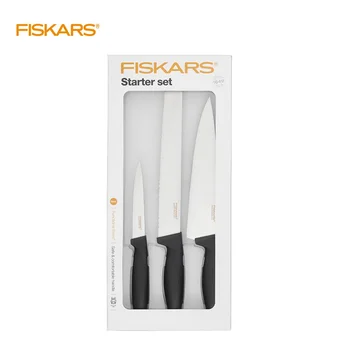 

Fiskars - Set 3 knives kitchen Functional Form, long durability and very sharp, utensils kitchen, 1014207