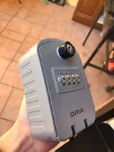 ORIA-caja de bloqueo de Llave combinada de 4 dígitos, caja de bloqueo de llave montada en la pared, almacenamiento seguro, caja resistente a la intemperie para el hogar y el exterior