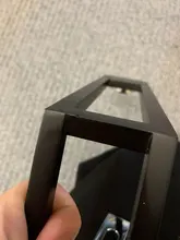 Black Tap Faucet Sink-Tap Mixer Bathroom-Basin Hot-Water Hollow-Design Deck-Mounted Single-Handle