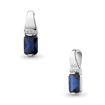 Suspension AQUAMARINE with nanosapfirom claim., Cubic zirconia claim., 925 silver
Suspension AQUAMARINE with nanosapfirom claim., Cubic zirconia claim., 925 silver