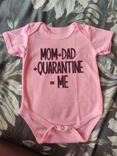 Pelele para bebés y niños recién nacidos, monos con manga corta y letras estampadas para mamá + papá + quaredanine = ME, mono, ropa Unisex de bebé