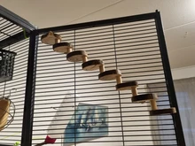 Ladder Perches-Stand Hamster Birds Parrot Wooden Stairs Climbing Molar Exercise