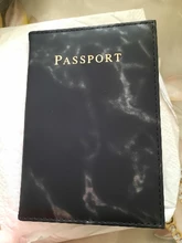 Funda de pasaporte para hombre y mujer, de cuero sintético, estilo de mármol, tarjetero de viaje, porta pasaporte, paquete, BILLETERA, bolso