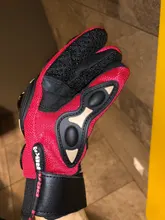 PRO de caballero dedo lleno de pequeño tamaño S Rosa naranja negro las mujeres guantes de la motocicleta Moto Mujer Luva moto race guantes de Mujer