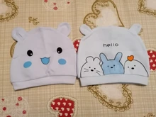 Baby-Hats Caps Newborn 0-3-Months 100%Cotton Printed for 40-Colors