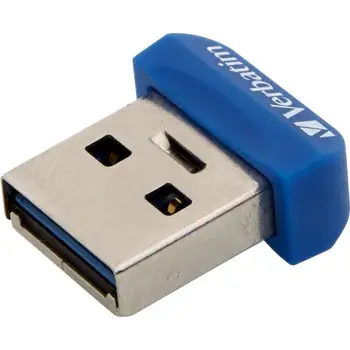 Verbatim Store 'n' Stay Nano USB flash drives 32 GB USB Type A 3.2 Gen 1 (3.1 Gen 1) blue
Verbatim Store 'n' Stay Nano USB flash drives 32 GB USB Type A 3.2 Gen 1 (3.1 Gen 1) blue