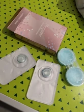 Azul lentes de contacto contactos verdes para los ojos oscuros 1 par de contactos ojos contactos con el Color de los ojos