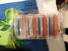 Gillette-Cuchillas de afeitar para hombre Fusion, 5 capas, cuchillas de seguridad, acero inoxidable, cuidado de la cara, 4 unidades