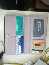 Cartera con borlas para Mujer, billetera largo lindo de cuero con borlas, monedero con cremallera, 2020