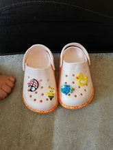 Pantuflas con diseño de pato para niños, chanclas de dibujos animados para bebé, zapatillas de Interior para playa