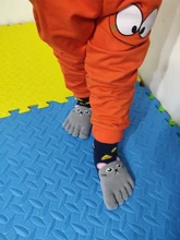 3-12 Y bebé niños niñas NIÑOS Calcetines de dibujos animados bebés niño Animal cinco calcetín con dedos calcetines del dedo del pie accesorios Calcetines