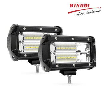 LED Work Light Bar Combo 72W 5" 10800Lm Flood Light Offroad Fog Driving Light 6000k 4x4 4WD Fit All Car ATV Boat SUV Motorcycle
LED Work Light Bar Combo 72W 5" 10800Lm Flood Light Offroad Fog Driving Light 6000k 4x4 4WD Fit All Car ATV Boat SUV Motorcycle
