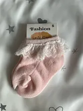 YWHUANSEN 0 a 6 años bebé niño pequeño niñas con volantes de encaje tobillo algodón calcetines vestido princesa verano algodón ojal calcetines con flores