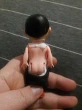 1 pc por 10Cm niño hijo de muñecas para bebé niño hijo muñecas negro o blanco al azar Color Super pequeño Juguetes