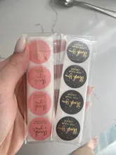 Pegatinas de agradecimiento, 100 Uds. Por apoyar mi etiqueta de pequeño negocio, pegatinas para embalaje, decoración estacionaria