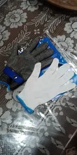 Guantes de seguridad laboral de acero inoxidable, 1 Uds., anticorte, malla metálica, para carnicero