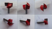 1pc 8mm de fondo grabado Bit carburo sólido router poco herramientas de carpintería CNC fresadora cortador de molino para madera