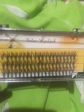 Chic mechones de extensiones de pestañas individuales naturales efecto de volumen 3D profesional conjunto de pestañas postizas maquillaje cilios