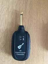 Transmisor y receptor inalámbrico para guitarra, transmisor A8, UHF, inalámbrico, recargable, transmisor para la guitarra