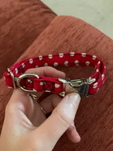 Collar personalizado para perro, collares para mascotas de nilón con estampado de puntos para mascota mediana grande, Pitbull, rojo, azul y negro