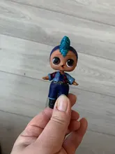 L O L ¡Sorpresa! Juego de muñeca brillante con ropa y zapatos para niño, juguete Punk, edición limitada