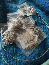 Conectores de anillos partidos de acero inoxidable abierto, accesorios de fabricación de joyería, oro y plata, 4, 5, 6 y 8mm, 200 Uds.