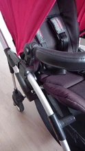 Bugaboo-reposabrazos frontal de cuero para coche, accesorios de cochecito de bebé, parachoques, reposabrazos, para Bugaboo Bee3 Bee 5
