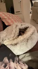 Dog Bed Nest Sofa-Cushion Cat-Bed-House Puppies Donut-Cave-Cuddler Warm-Sleeping-Bag
