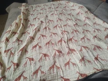 Manta de muselina para bebé recién nacido, manta de gasa de algodón para envolver, toalla de Pielucha, 120x110cm