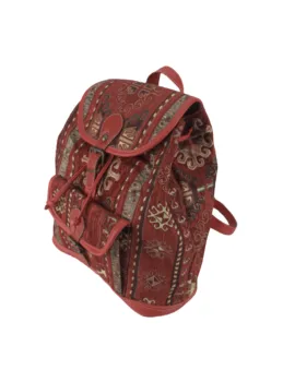 Handmade Elegant Backpack designed with special kilim patterned fabric 
Handmade Elegant Backpack designed with special kilim patterned fabric