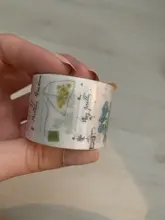 Washi tape Vintage para diario, cinta adhesiva de papel de ácido sulúrico, para álbum de recortes, para manualidades