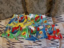 5 pieces Childrens Underwear 3 to 7 yrs boys Flat-angle cotton underpants baby cartoon SpiderMan pants Boxer panties set