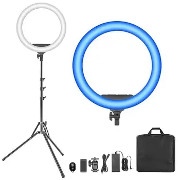 Neewer 19inch RGB LED Ring Light with Stand,60W Dimmable Bi-Color for Selfie Makeup Salon Twitch Blogging YouTube Video Shooting
Neewer 19inch RGB LED Ring Light with Stand,60W Dimmable Bi-Color for Selfie Makeup Salon Twitch Blogging YouTube Video Shooting