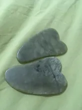 Rodillo masajeador Facial de piedra de Jade, raspador Gouache Natural, masajeador para cara, ojo, cuello, belleza, cuerpo de elevación, relajación, Gua Sha, herramienta de desintoxicación