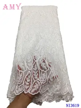 White 100% Cotton African Lace Fabric High Quality Dry Fabric Embroidery Swiss Voile Lace In Switzerland For Sewing AMYNI3619
White 100% Cotton African Lace Fabric High Quality Dry Fabric Embroidery Swiss Voile Lace In Switzerland For Sewing AMYNI3619