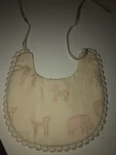 Toalla de Saliva bonita para recién nacidos, Baberos de algodón, Bandana, pañuelo, 1 unidad