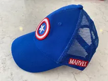 Gorra de béisbol de Hip Hop de Sol de Capitán América para niño, sombreros para niño o niña, gorras de rejilla con cierre en la parte trasera para niño