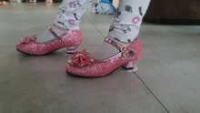 Zapatos de cuero para niñas, zapatos de vestir de boda, zapatos de baile de princesa Elsa para niñas, zapatos casuales, Sandalias planas