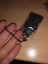 Cadena plana de Color bronce para fabricación de joyas, cadena plana de 2 m/paquete de rodio, plata, oro KC, Bronce Antiguo, 2,5/3,5/4,5mm