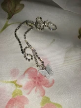Gargantilla de mariposa acrílica deslumbrante, collar con cadena de diamantes de imitación, collar sencillo de Color blanco y negro, joyería Coreana de Animal