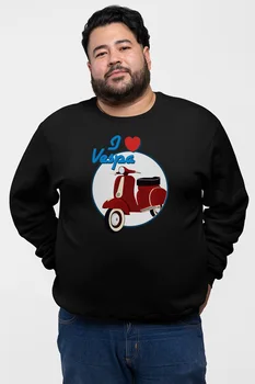 Angemiel Wear I Love Vespa Black Men 'S Sweatshirt
Angemiel Wear I Love Vespa Black Men 'S Sweatshirt