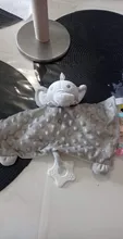 Toalla de apaciguamiento para bebé, Adorable manta de seguridad cuadrada suave, toallas de peluche de felpa, edredón, cojín para dormir, juguete para regalo