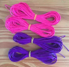 Cordón de algodón encerado de colores, cuerda de rosca encerada de 10 yardas, 1mm, para fabricación de joyas, pulsera Shamballa