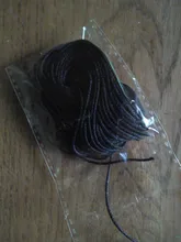 Cuerda de nailon negro de 0,5mm, 0,8mm, 1,0mm y 1,5mm, cordón de macramé con nudo chino para fabricación de joyas, pulsera de Shamballa