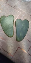 2 uds verde Gua Sha placa masajeador para cara de acupresión Natural Jade piedra Facial ojo raspado Guasha salud corporal masaje herramienta