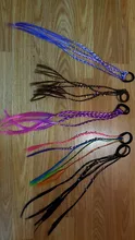 Bandas de goma de estilo coreano para niños, trenzas multicolores, cintas elásticas para el pelo, accesorios bonitos para el pelo, 1 ud.