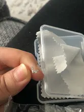 CANNER 100% de Plata de Ley 925 Zircon CZ Stud pendientes para las mujeres las niñas Piercing de Color oro pendientes de la joyería pendientes de botón pendientes