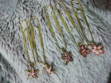 TUTU 5 unids/caja cherry blossom Clips De Papel notas DIY marcador Clips De carpeta metálicos Clips De notas De Papel De carta Clips H0333